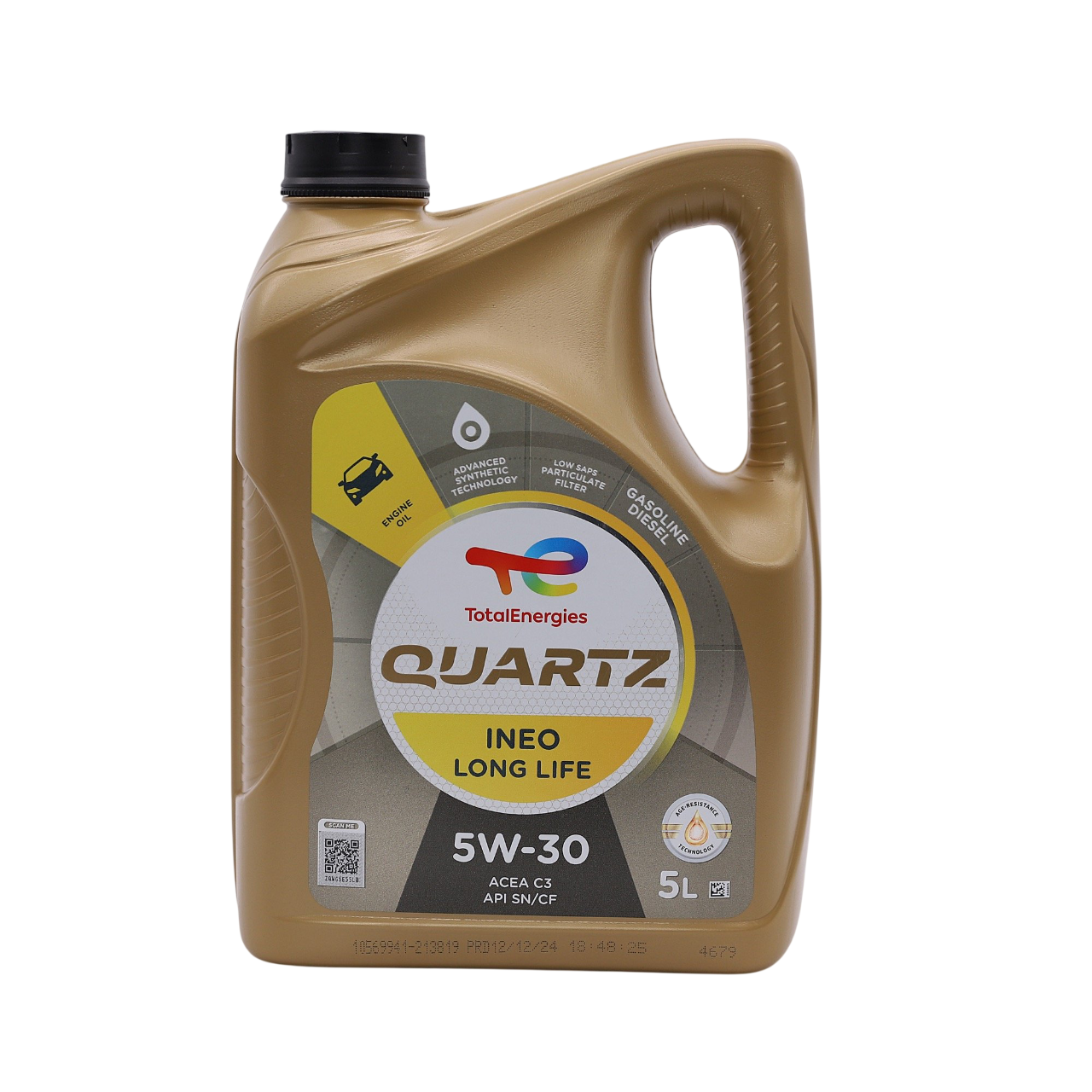 Олива моторна Total Quartz Ineo L LIFE 5W-30 5L
