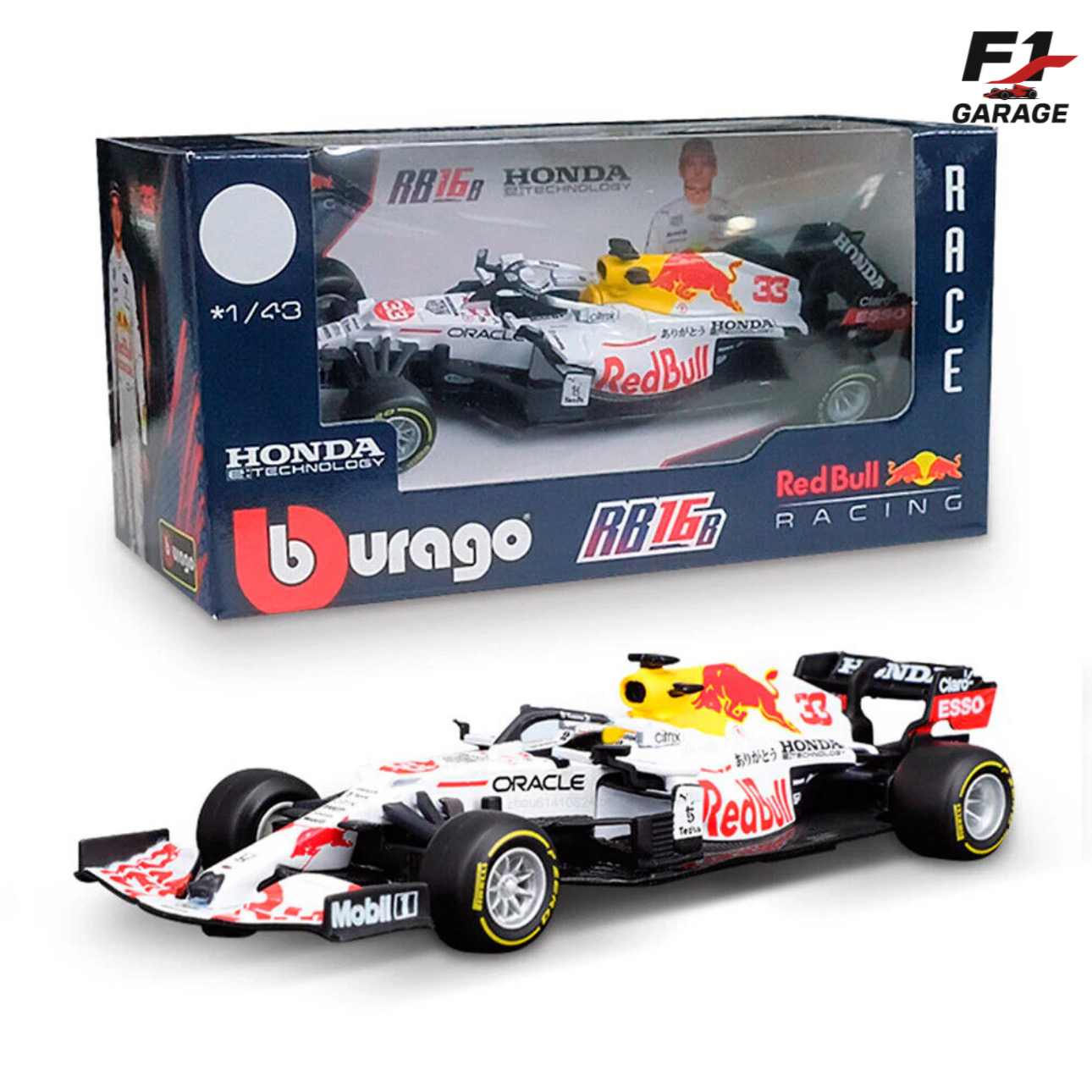 Burago Red Bull RB16b Max Verstappen, 1:43,  Turkish GP 2021