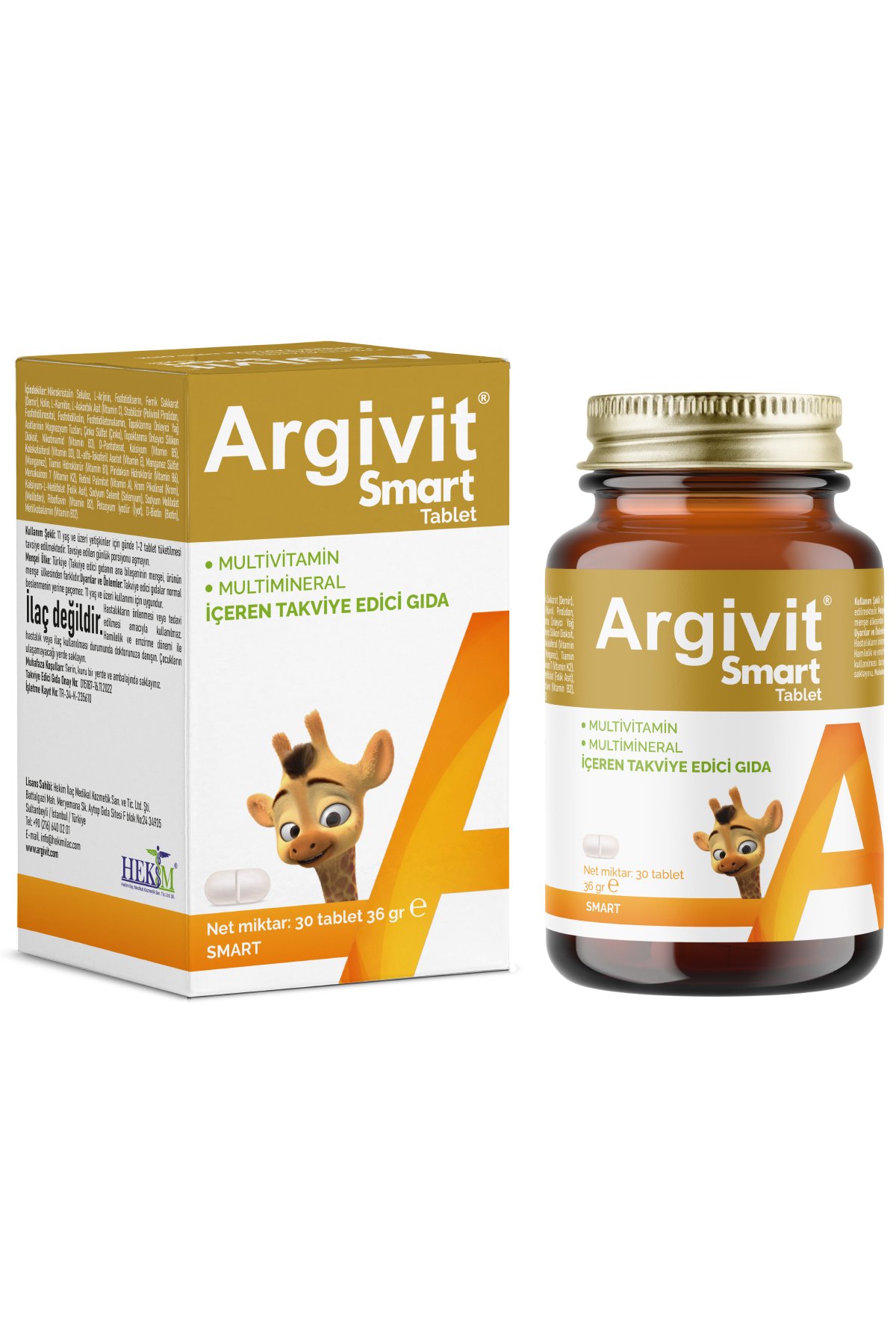 Argivit Smart – 30 Capsules Dietary Supplement