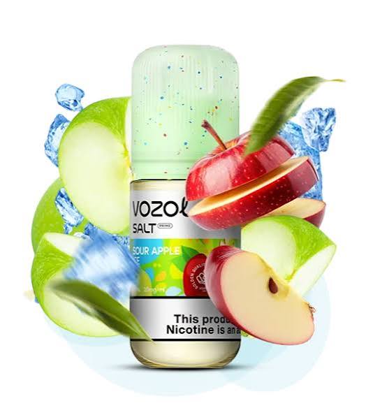 Рідина Vozol Salt 30мл 50мг Sour Apple Ice (Кисле Яблуко Лід)