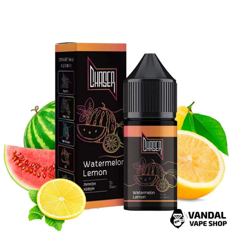 РІДИНА Chaser Black 30 мл 50 мг Watermelon Lemon (Кавун Лимон)
