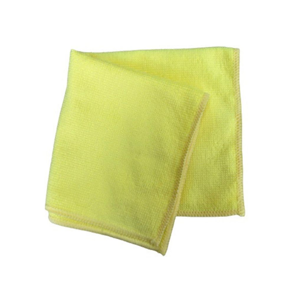 Серветки з мікрофібри універсальні, жовті, ОПТОМ BULK 30*30 TM HSL, 25шт
