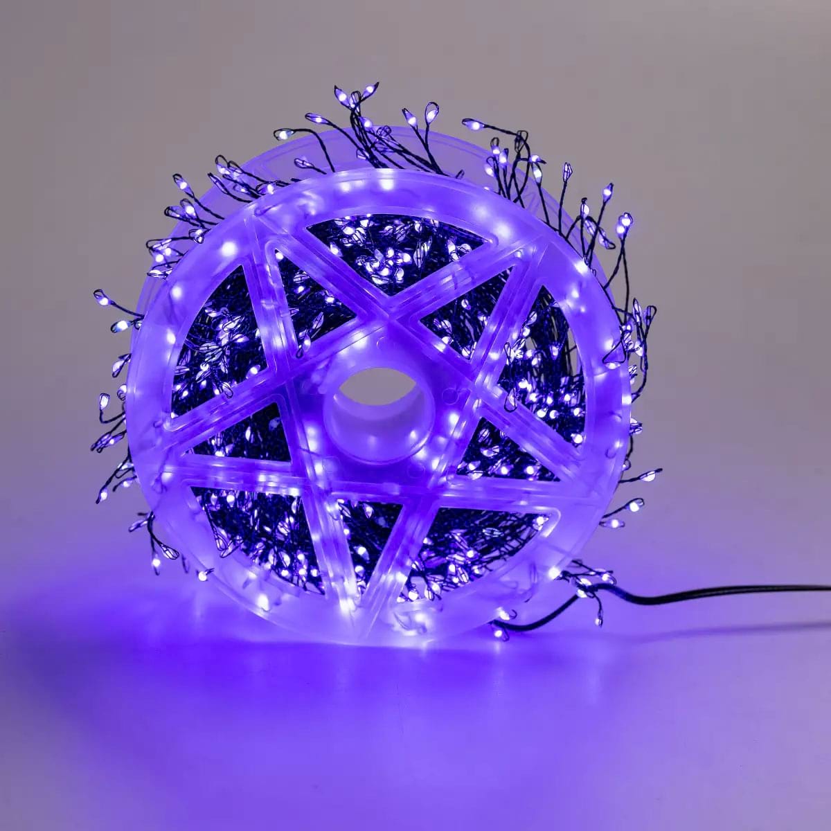 Гірлянда-нитка Роса Хвойна лапа 640 LED 30 метрів, синій