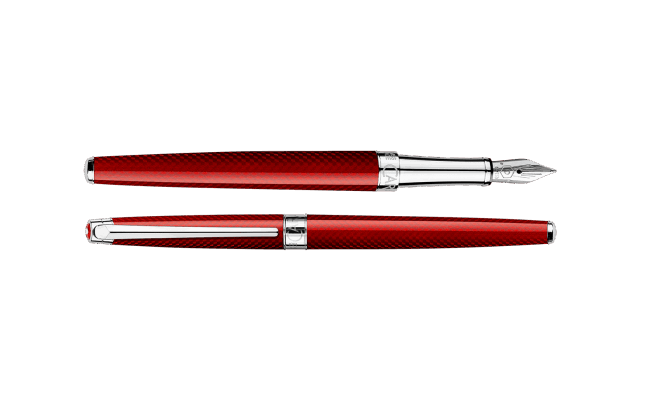 Пір'яна ручка LEMAN™ SLIM Carmine Red