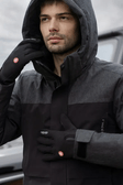 Гірськолижні рукавички (softshell) Freever UF 608 чорні