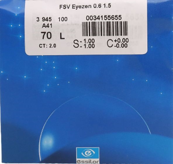 Лінзи для окулярів ESSILOR Eyezen Active 060 Orma Crizal Prevencia