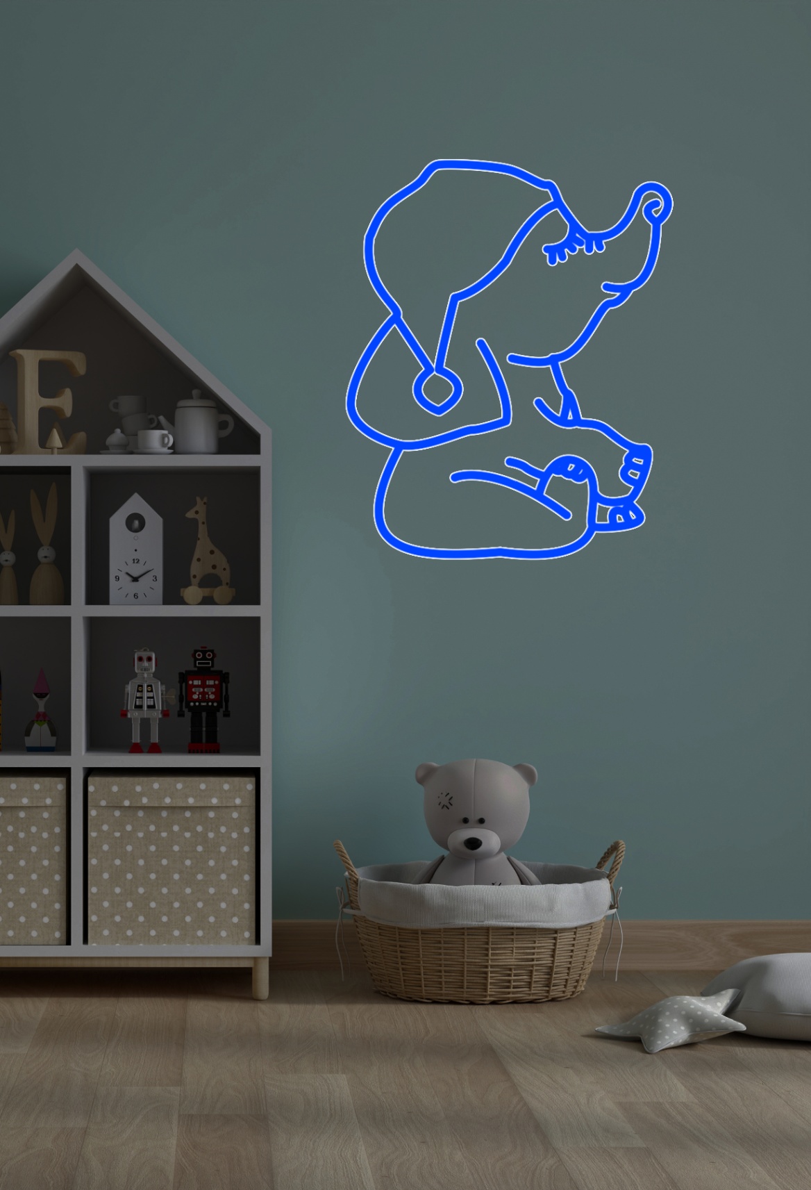 Нічник “Слоник у шапочці”