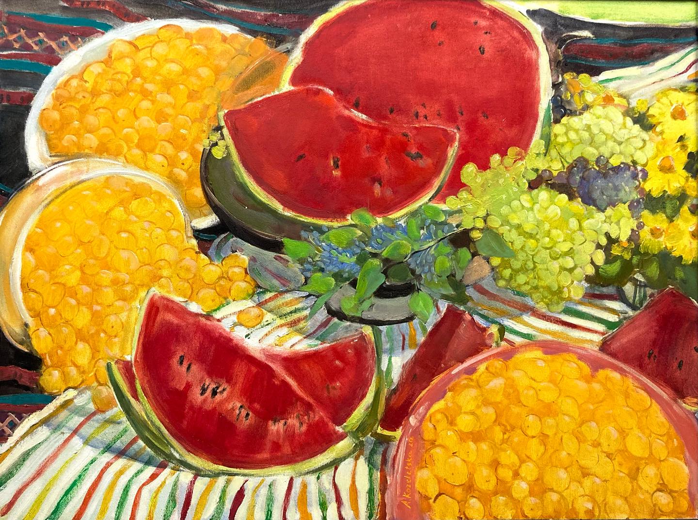 Juicy summer, 2020, 60х80 sm, oil on canvas