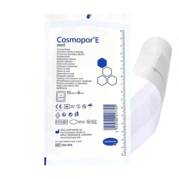 15×8см.Cosmopor E самоклеюча стерильна пов'язка для закриття ран 1шт.