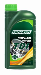 Моторна олива напівсинтетична  10W-40 Fanfaro TDI   1л