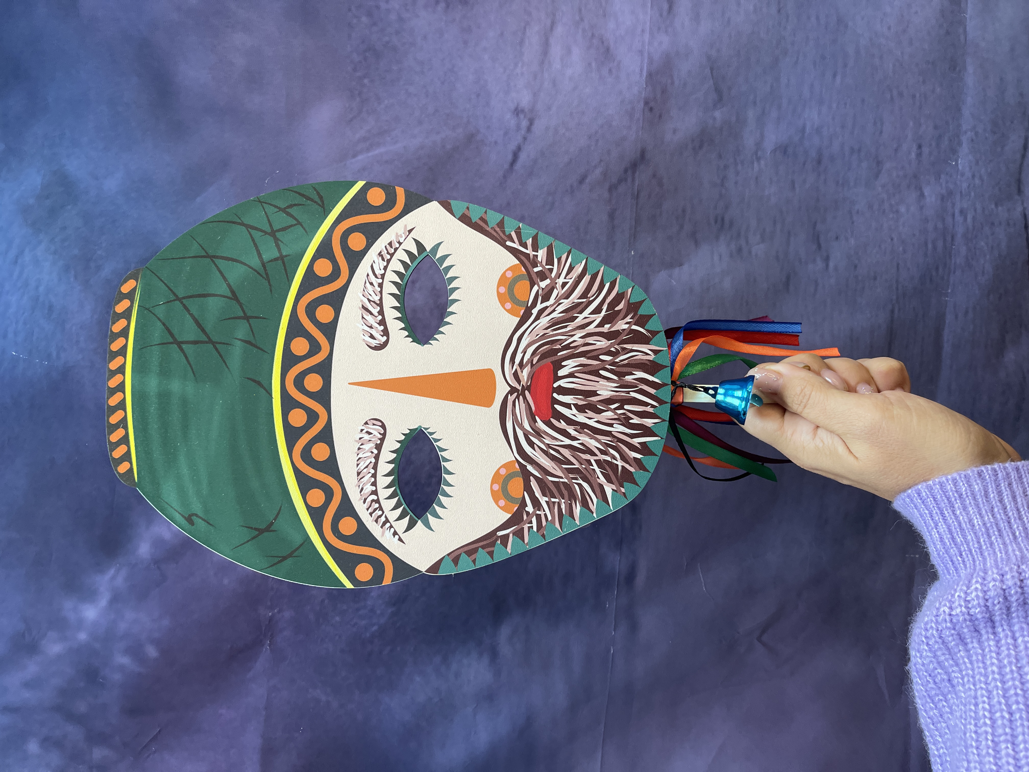 Маска Діда Принт