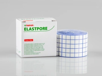 5см×10м.Elastpore фіксуючий рулонний пластир на нетканій основі 1шт.