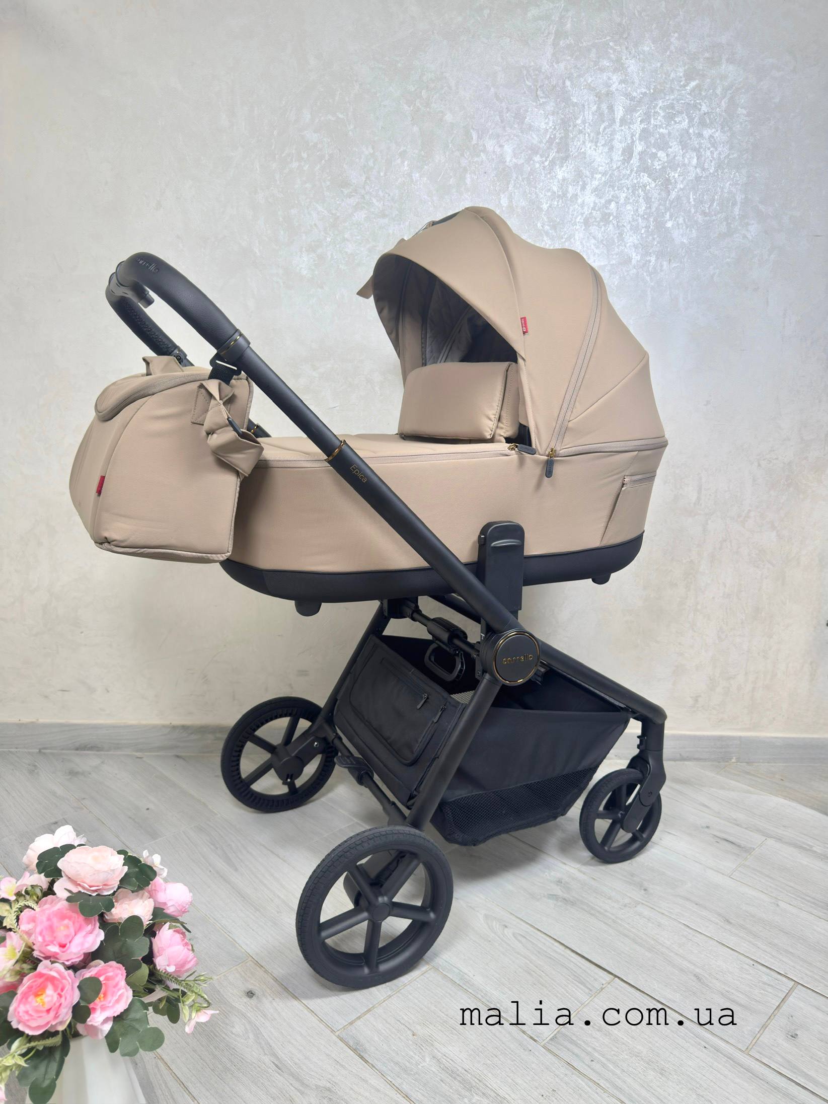 Коляска універсальна CARRELLO Epica 2026 CRL-8510 2в1 Tuscan Beige