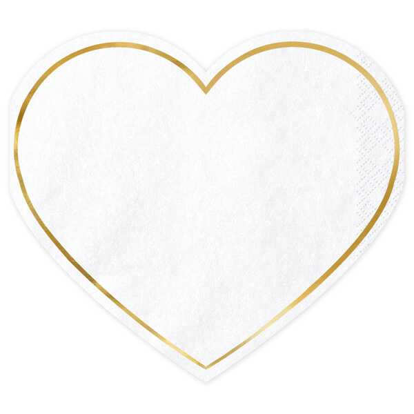 Серветки Heart 20шт