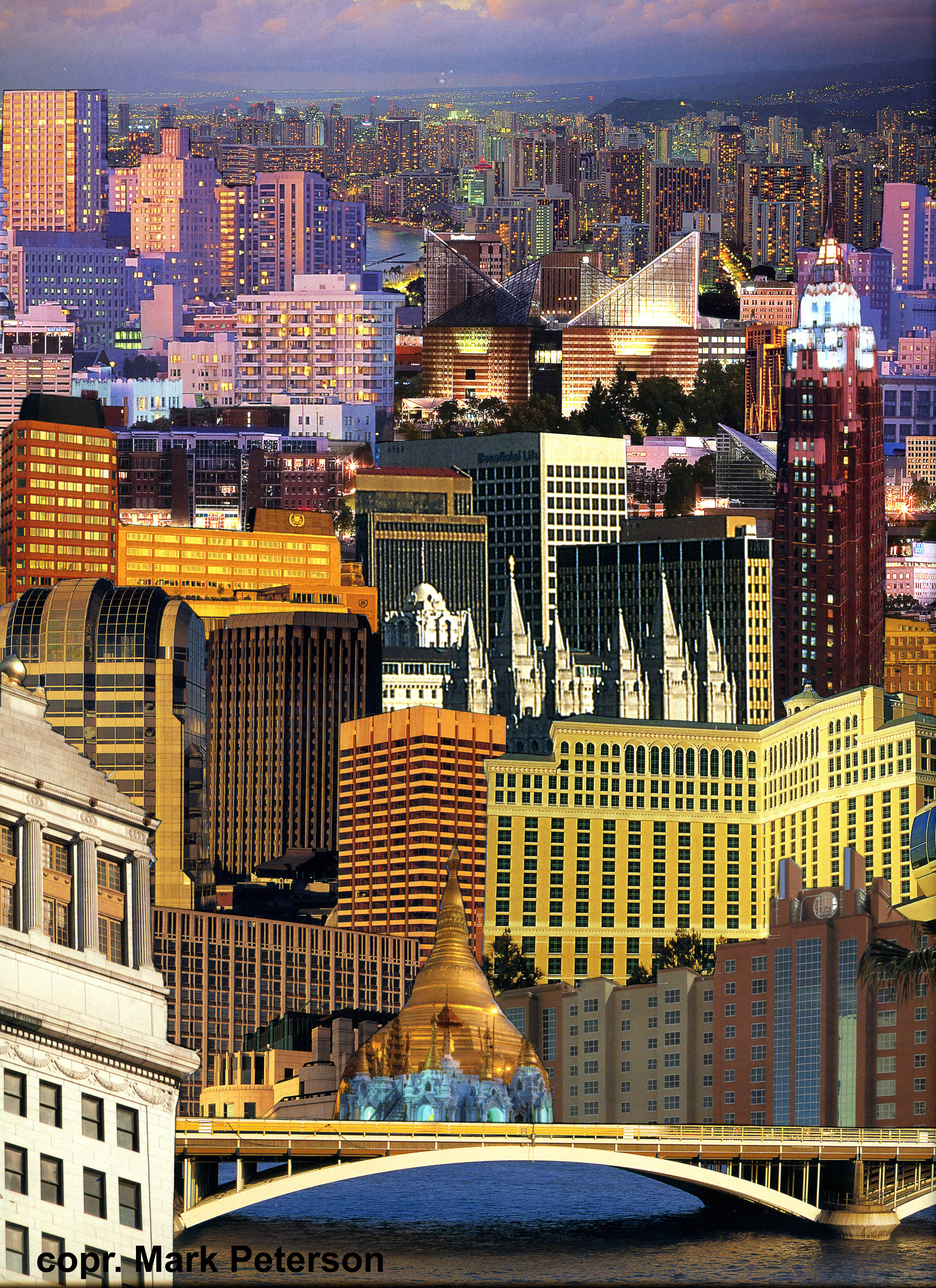 Cityscape 81 10x12 (framed)