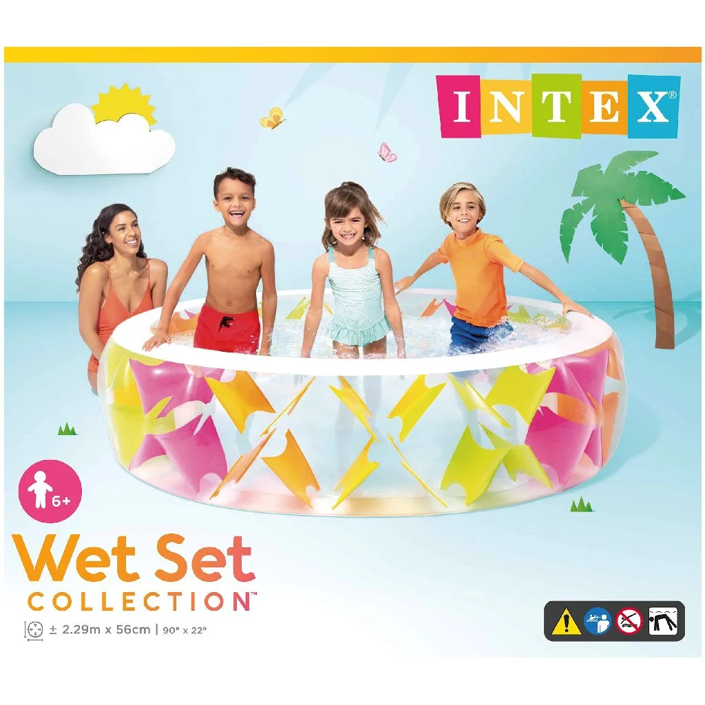 Басейн дитячий Intex 56494, "Колесо" 229*56 см
