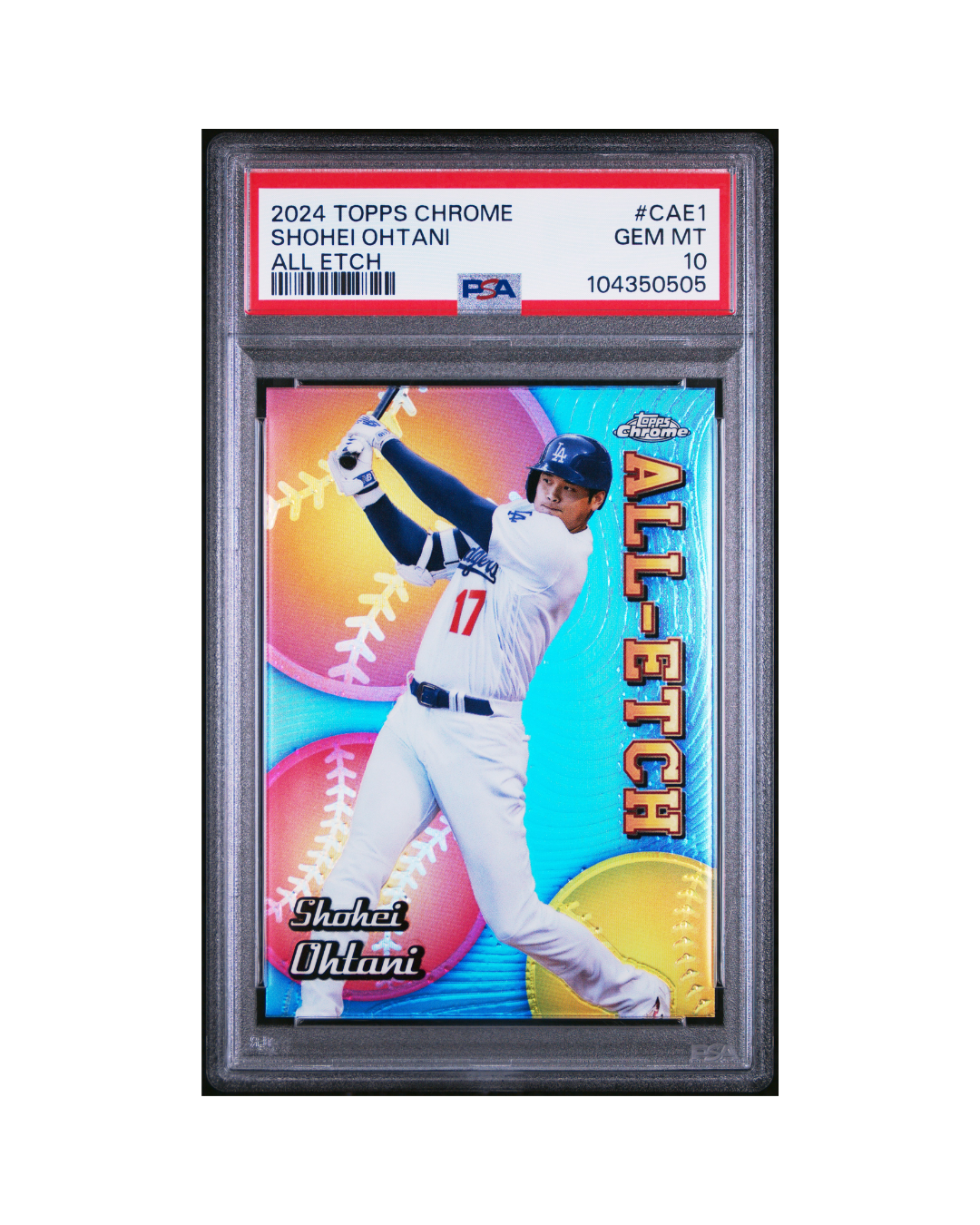 2024 TOPPS CHROME CHROME ALL ETCH #CAE1 SHOHEI OHTANI