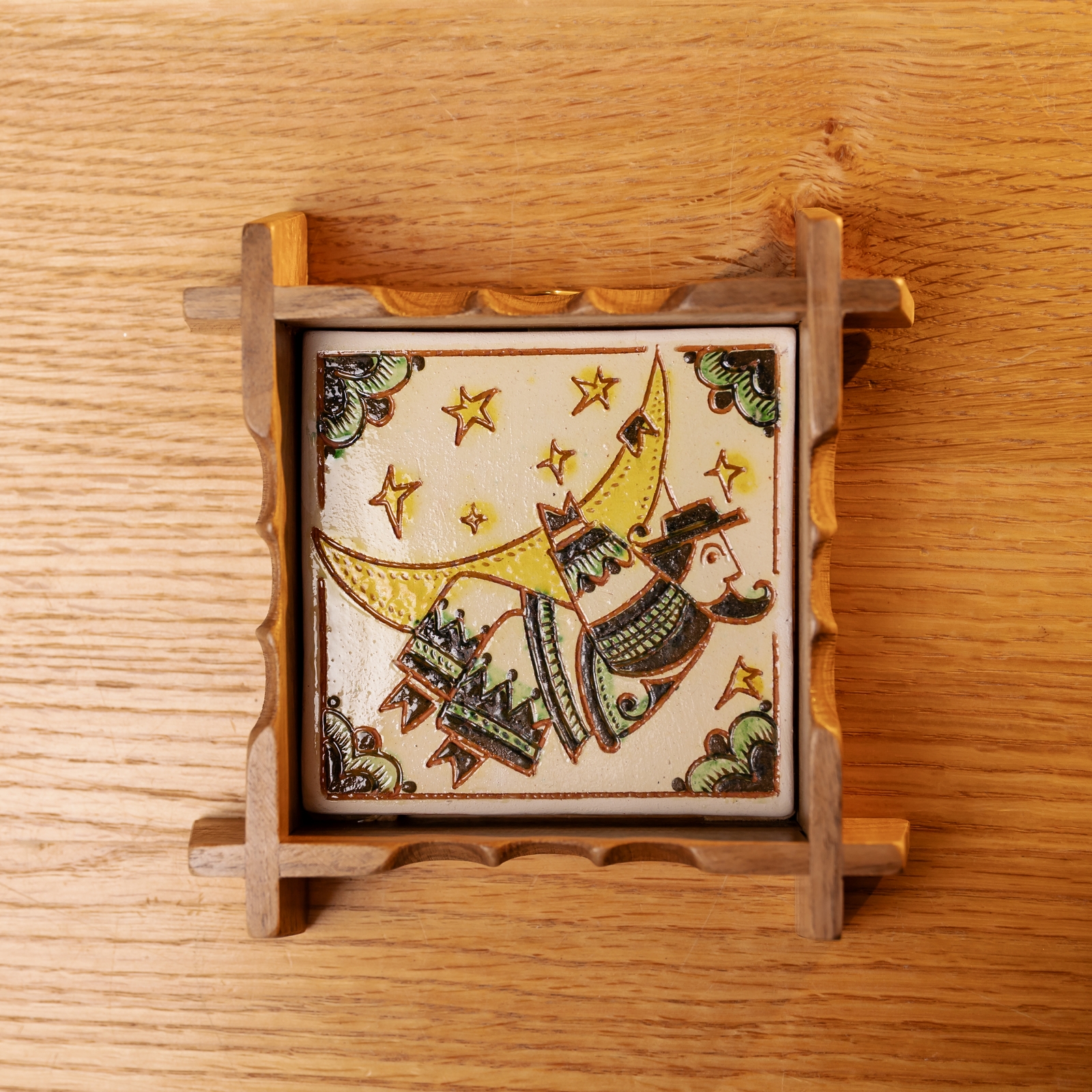 Плиточка у рамці "Зоряна ніч", 15*15 см