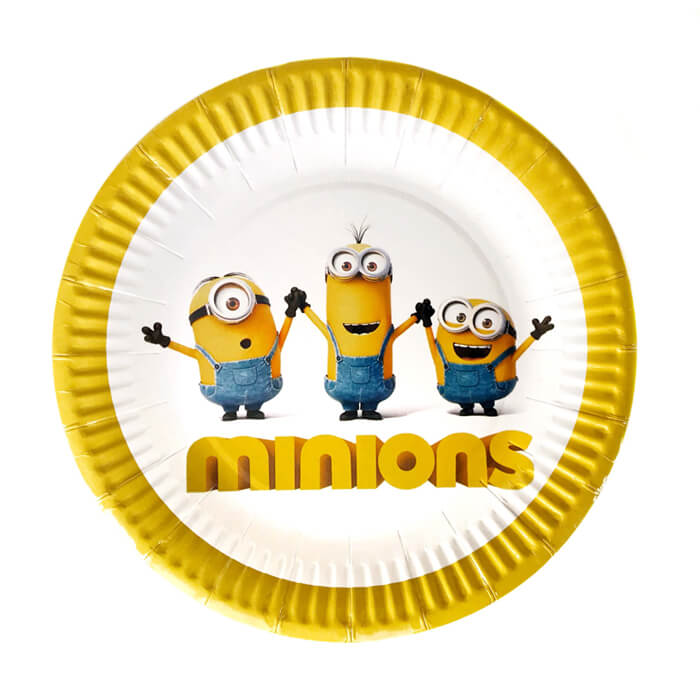Тарілочки Minions  8шт