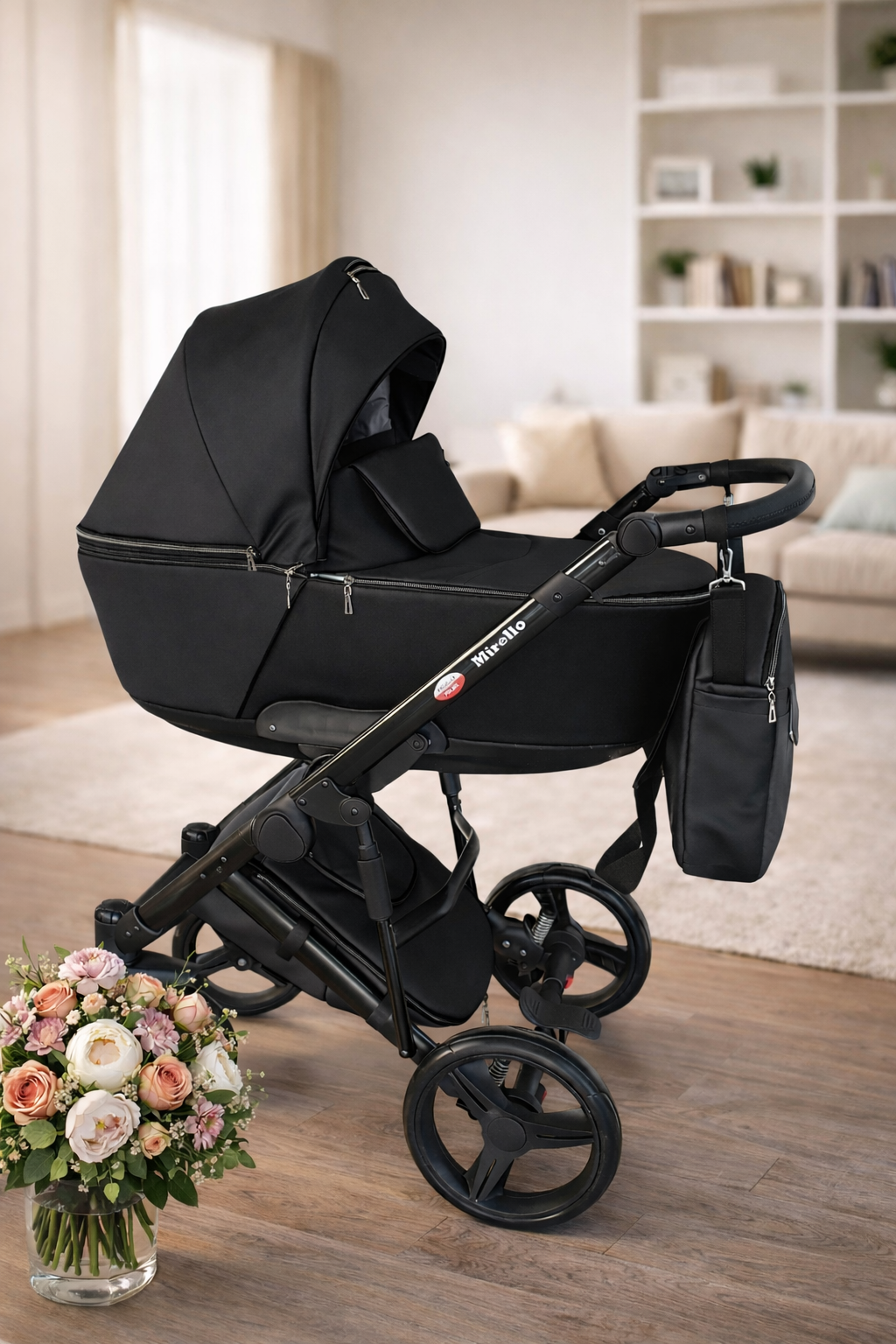 Коляска 2в1 Richmond Mirello (30 Black)