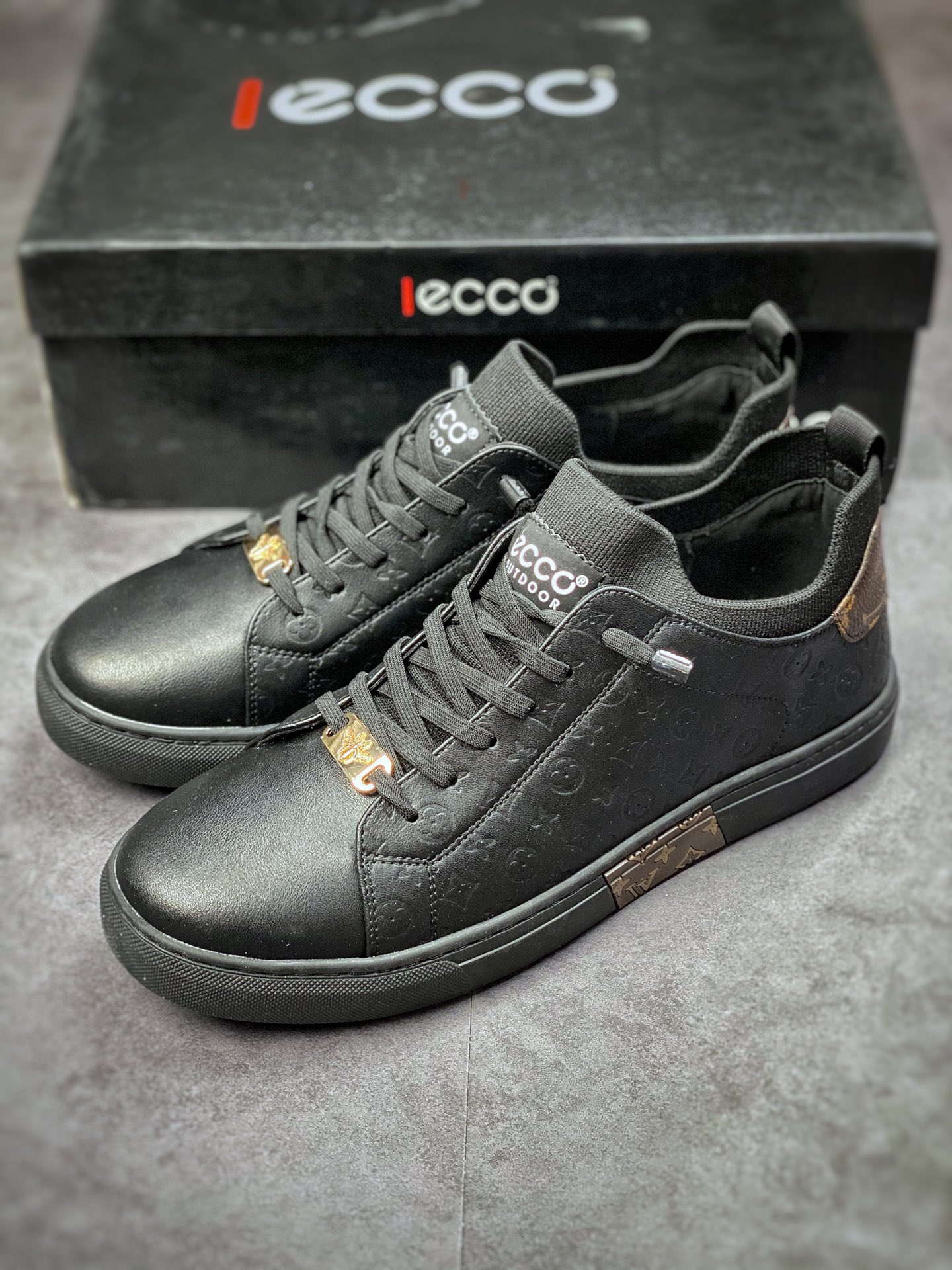 ECCO black calfskin