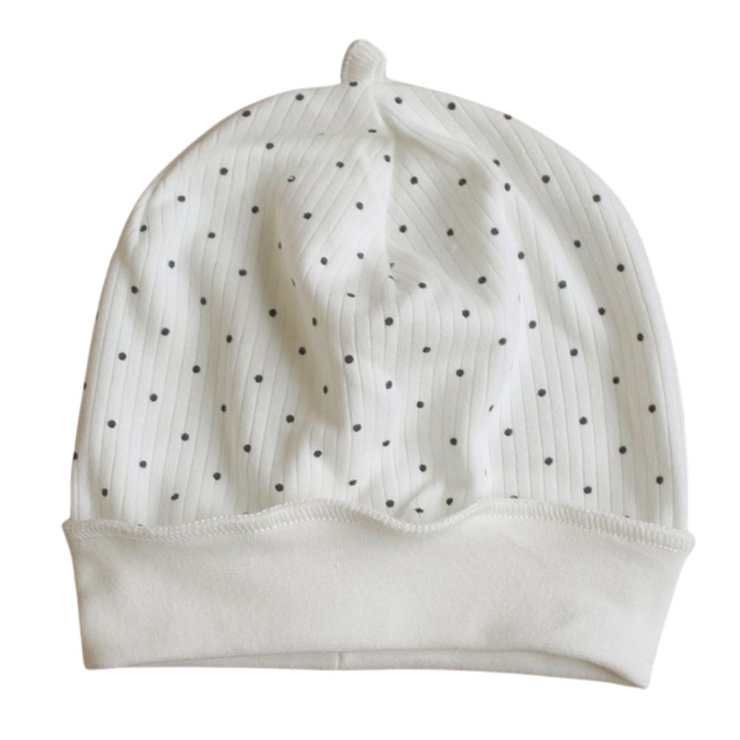 Дитяча шапочка для новонароджених в рубчик