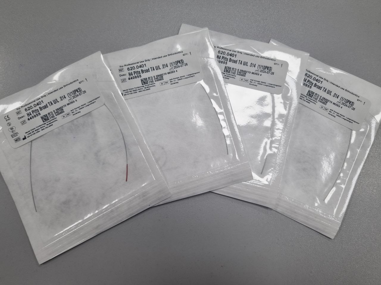 Дуги ортодонтичні Pitts Broad 014 TA Upper-Lower