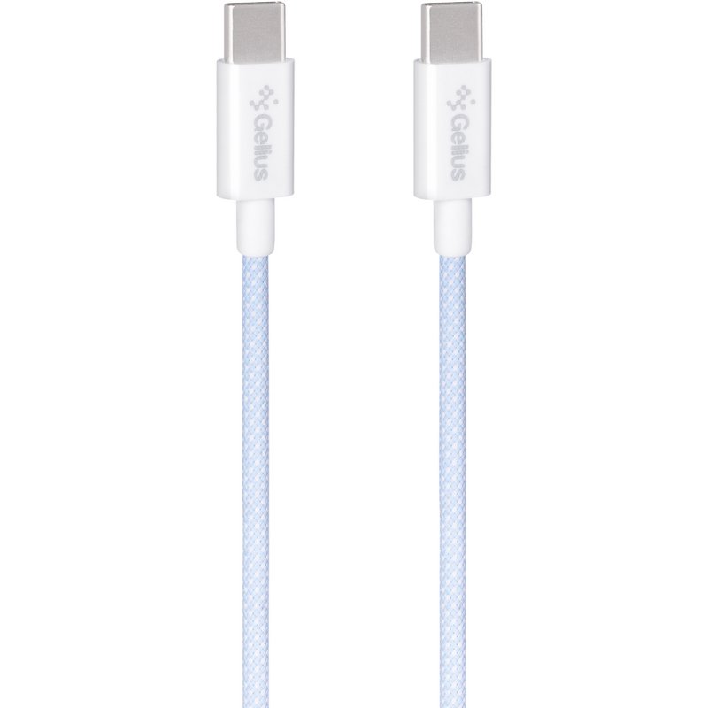 Кабель USB Gelius iCable GP-UCN010 Type-C to Type-C (1,2m) (60W) Light Blue