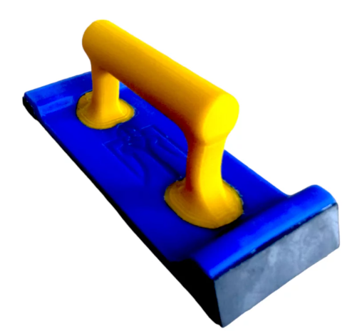 Рубанок для шпаклівки, з побідитовими напайками, пластик