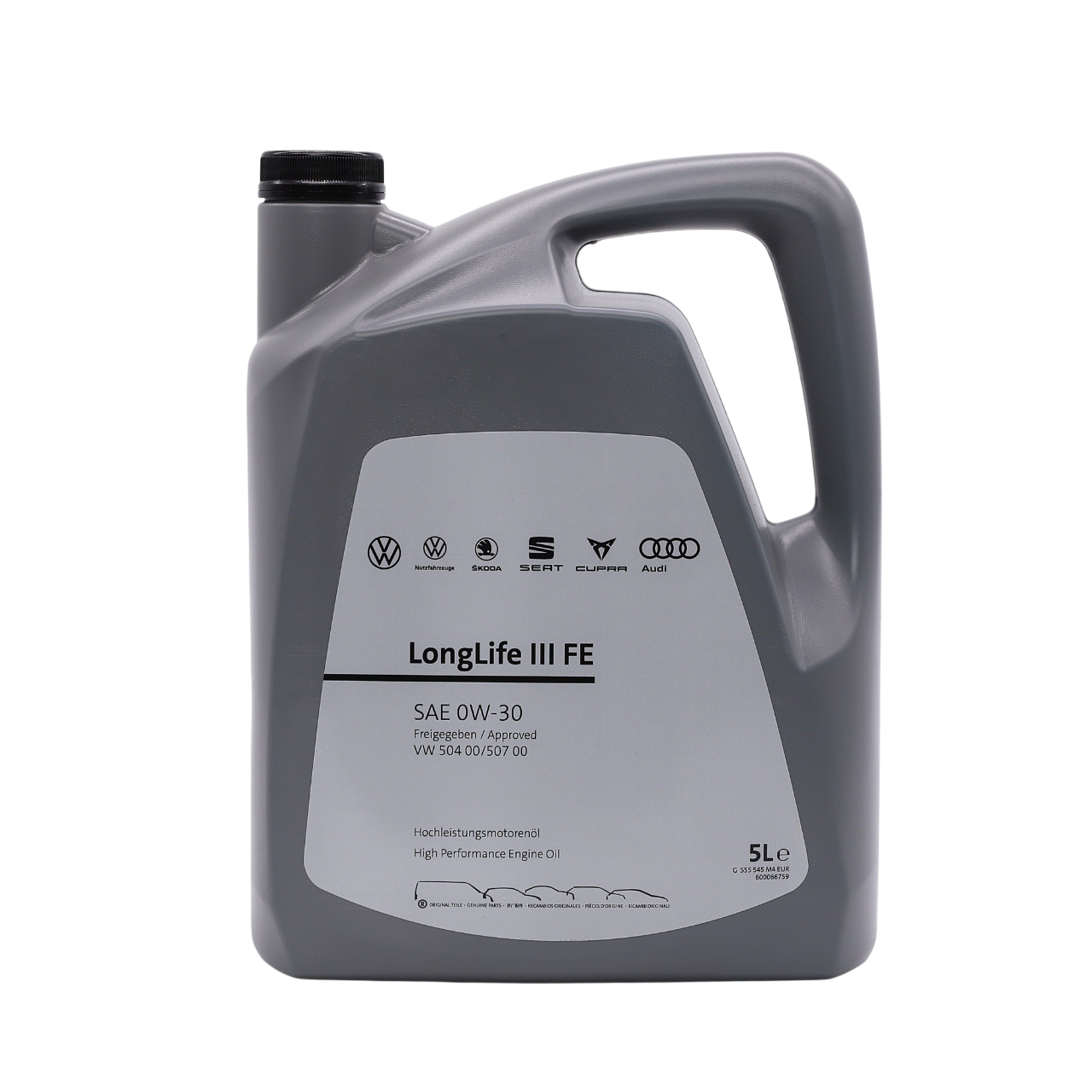 Олива моторна VAG 0W-30 LongLife III 5L(504.00/507.00)