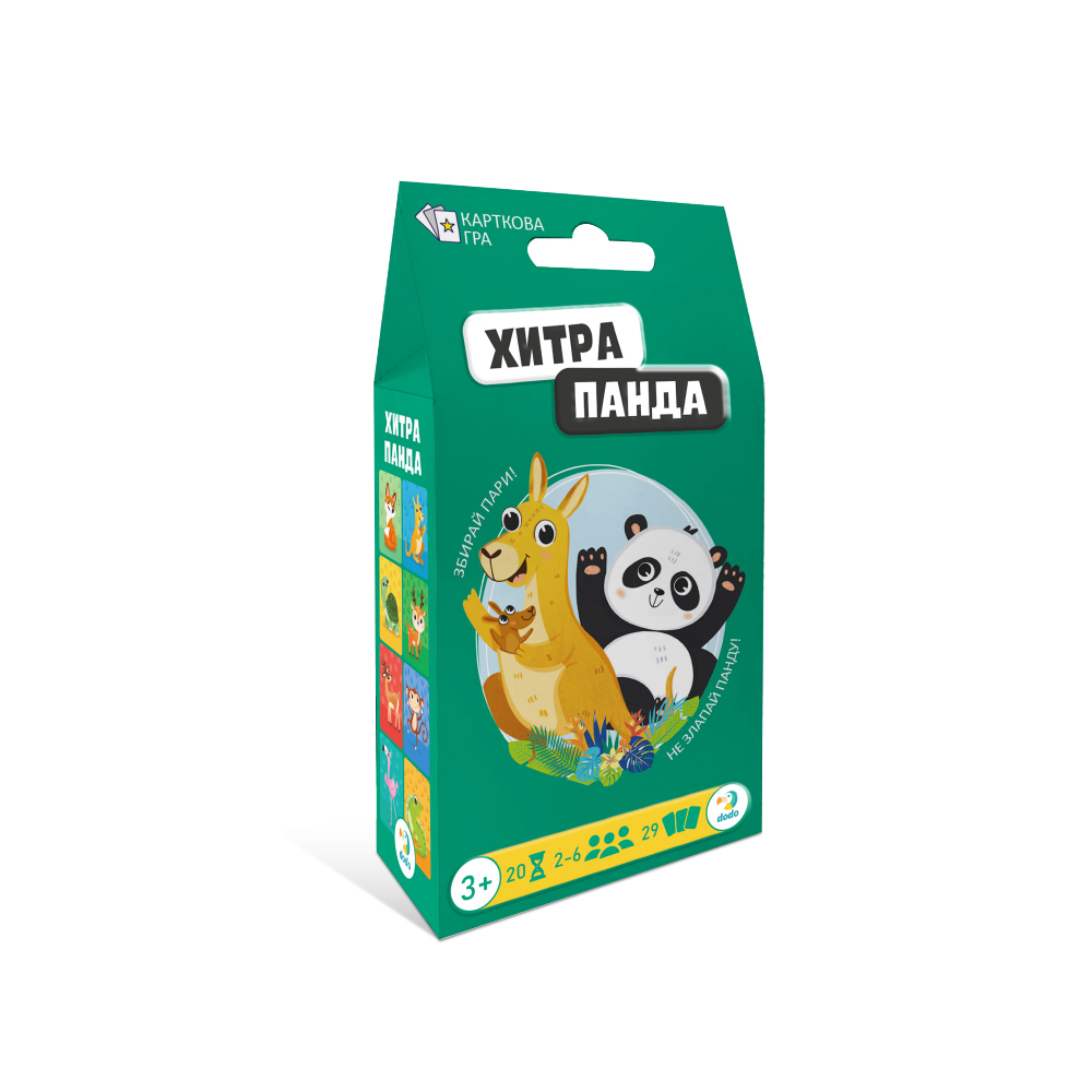 Карткова гра Dodo. Хитра панда