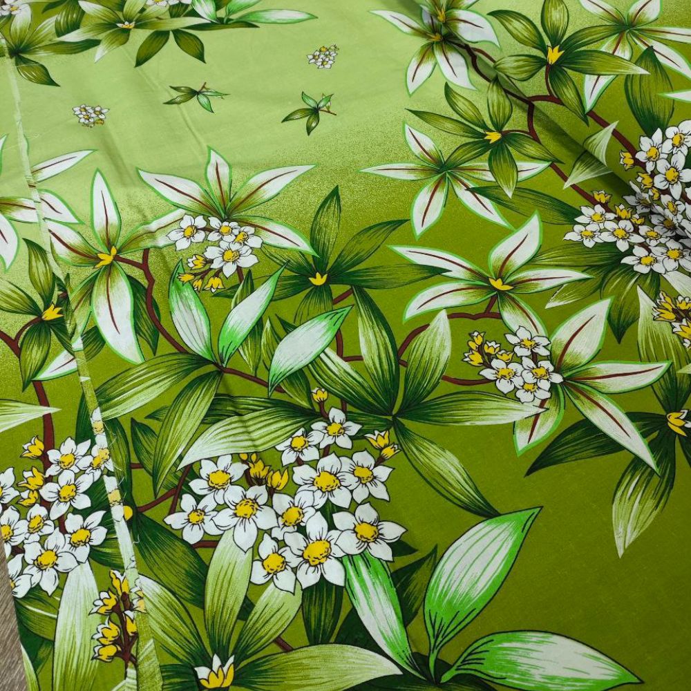 Тканина Голд Euro - Квітуче листя