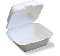 Упаковка під бургер біла 127 мм, упаковка 50 шт