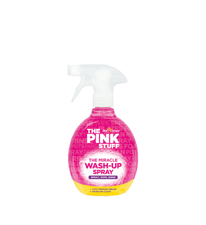 Засіб для миття посуду та чищення всіх поверхонь від жиру The Pink Stuff Wash-Up Spray 500ml