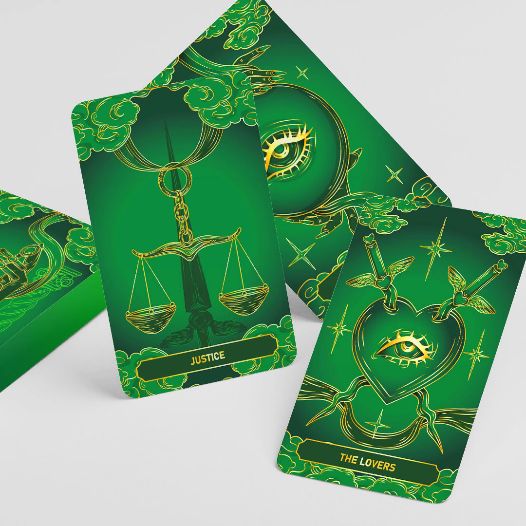 Колода ТАРО Hands Emerald