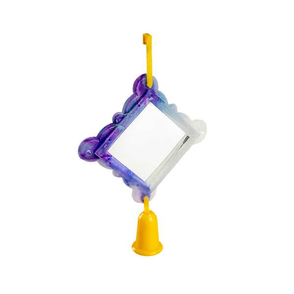 Дзеркало Стриб і Скок для папуг з дзвіночком