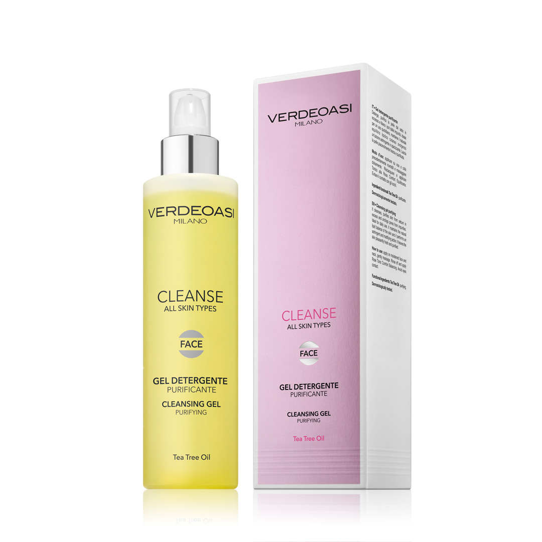 Очищувальний гель з олією чайного дерева Verdeoasi Cleansing Gel Purifying
