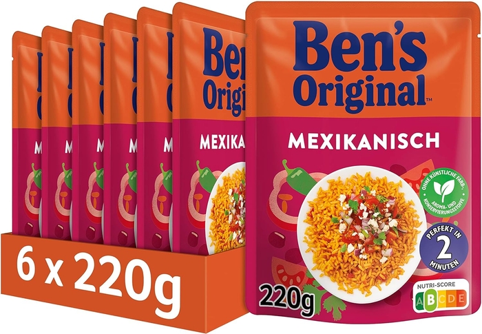 Ben's Original Express Reis Mexikanisch Миттєвий Рис Мексиканський 220 г 1 шт