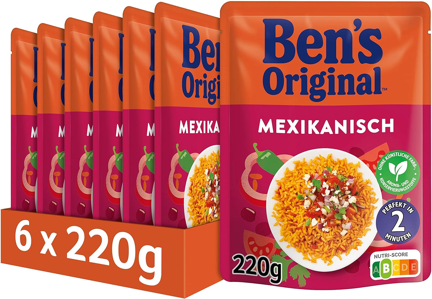 Ben's Original Express Reis Mexikanisch Миттєвий Рис Мексиканський 220 г - 1 шт