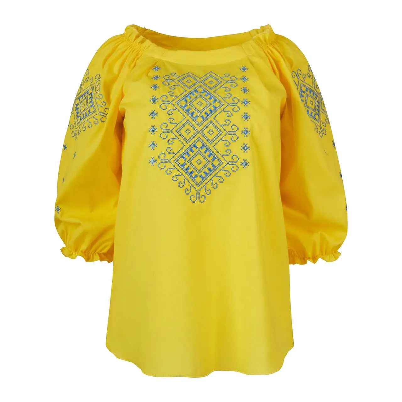 Жіноча вишита сорочка з рукавом 3/4