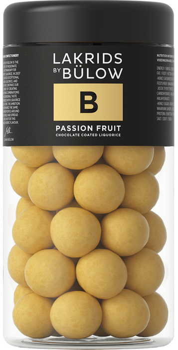 Лакричні цукерки Lakrids by Bülow B - Passion Fruit 295 г Regular Данія