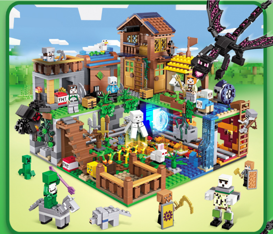 Конструктор My World Minecraft 7657 (1460 деталей) Підземний світ (Minecraft)