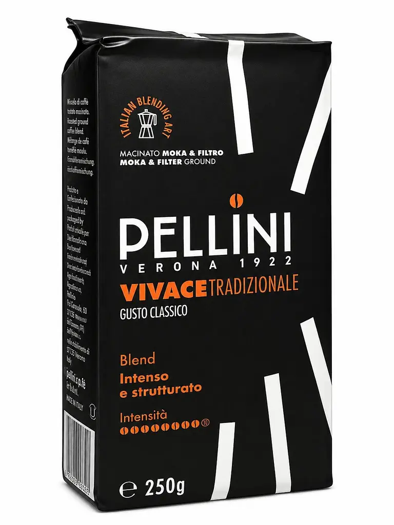 Кава мелена Pellini Vivace Tradizionale Blend Intenso 250 г. gusto classico