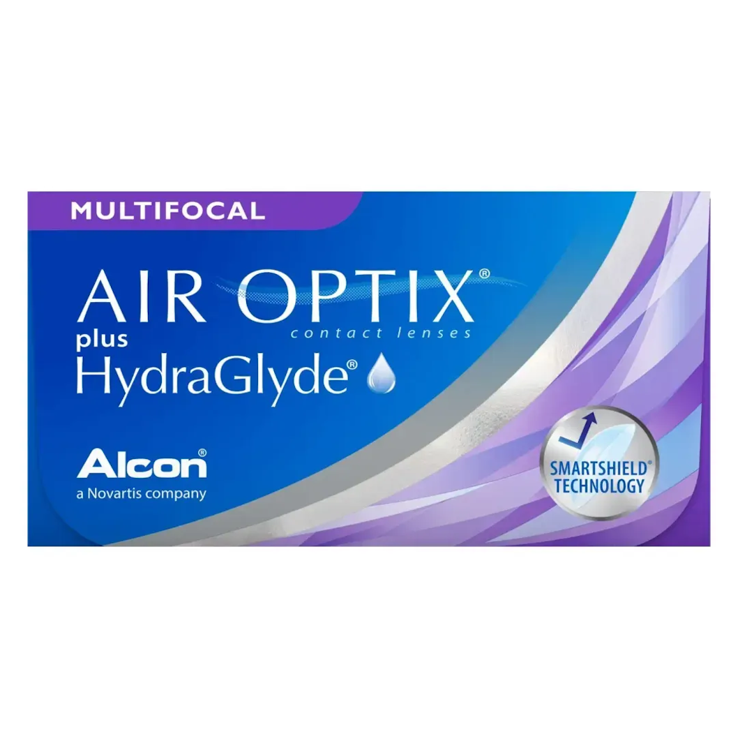 КОНТАКТНІ ЛІНЗИ AIR OPTIX PLUS HYDRAGLYDE MULTIFOCAL (3шт/уп.)