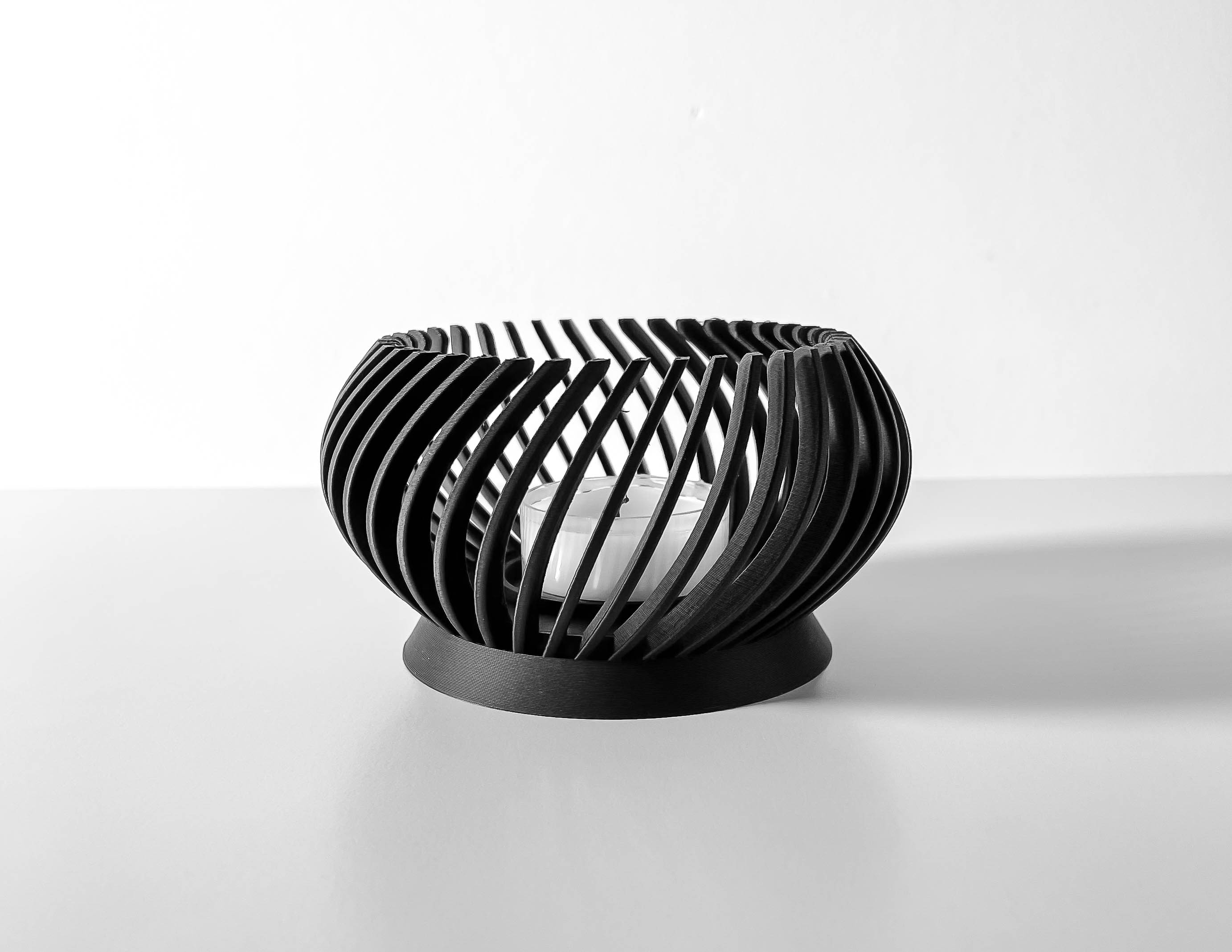 Akla Tealight Candle Holder – 3D Printed Minimalist Tealight Holder