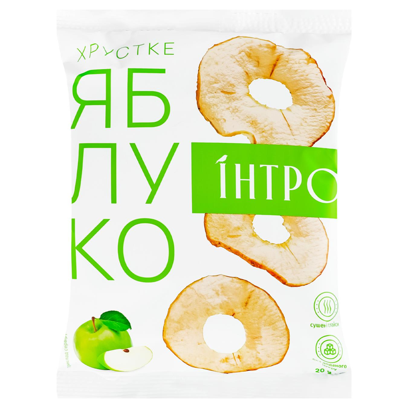 Слайси яблучні сушені (п/п мет 0,020 кг, г/я 0,2 кг, ІНТРО)