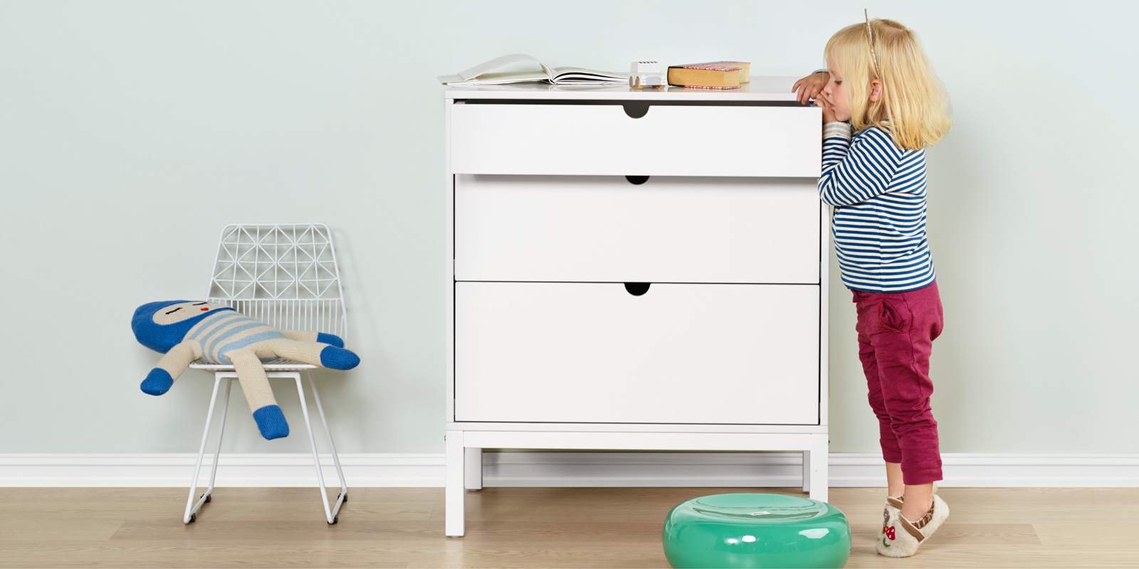 Комод Stokke Home Dresser, колір: Білий