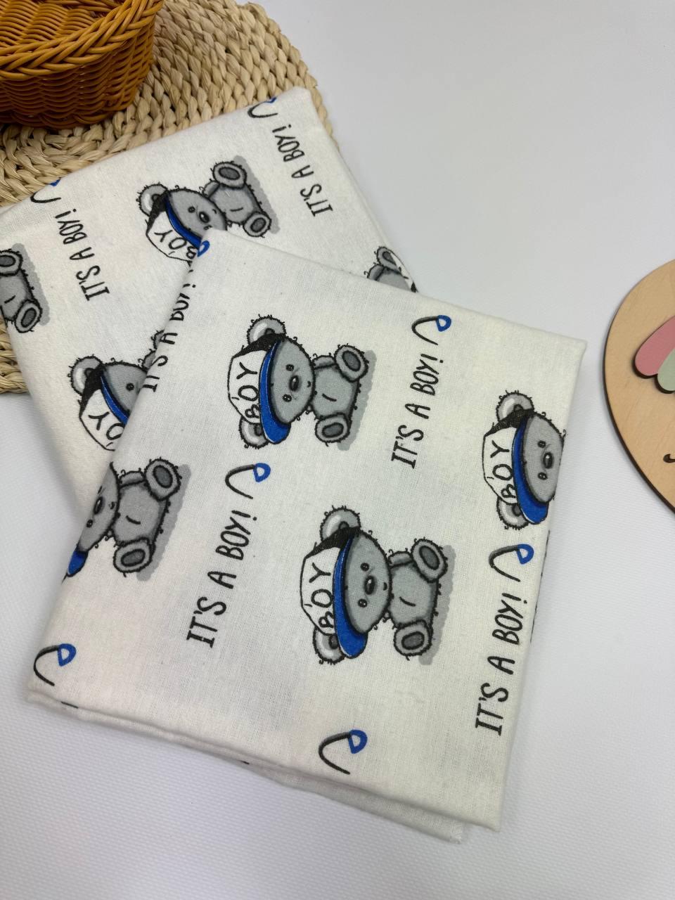 Пелюшка бавовняна/фланелева 110х90