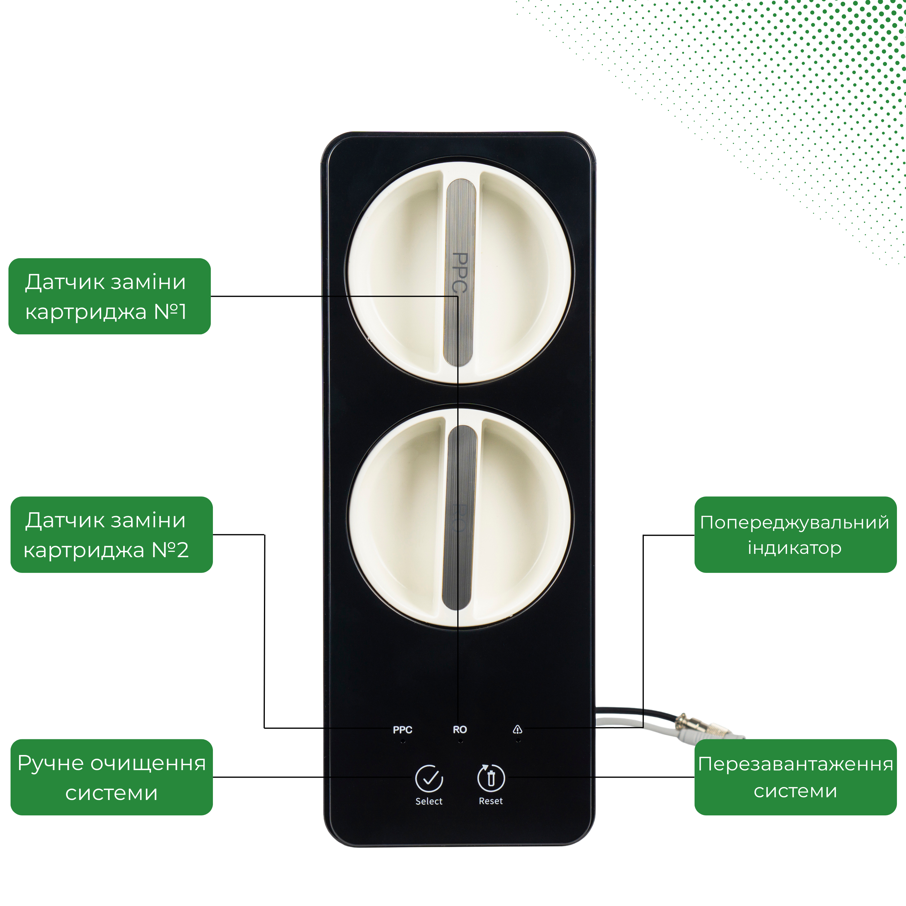 Прямоточна система зворотного осмосу ViO AW-RL03-600G