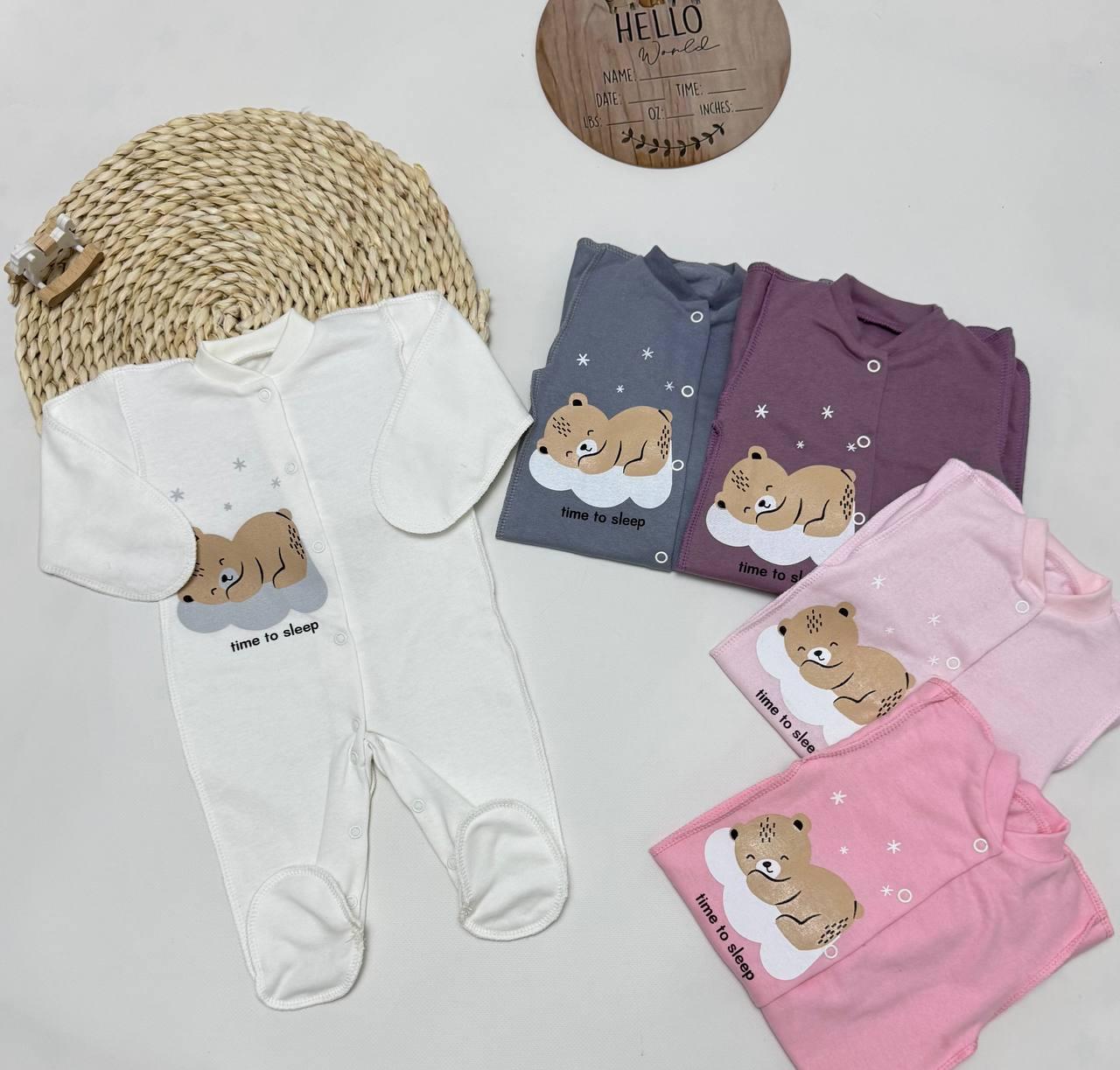 Теплий чоловічок для новонародженого з футера